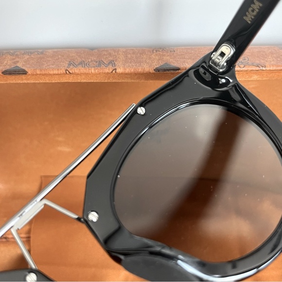 MCM Round Brow Sunglass with Case AUTHENTIC - Picture 5 of 8